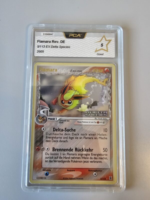 Flamara (Flareon) δ Reverse · EX Delta Species 2005 (DE) — PCA 5