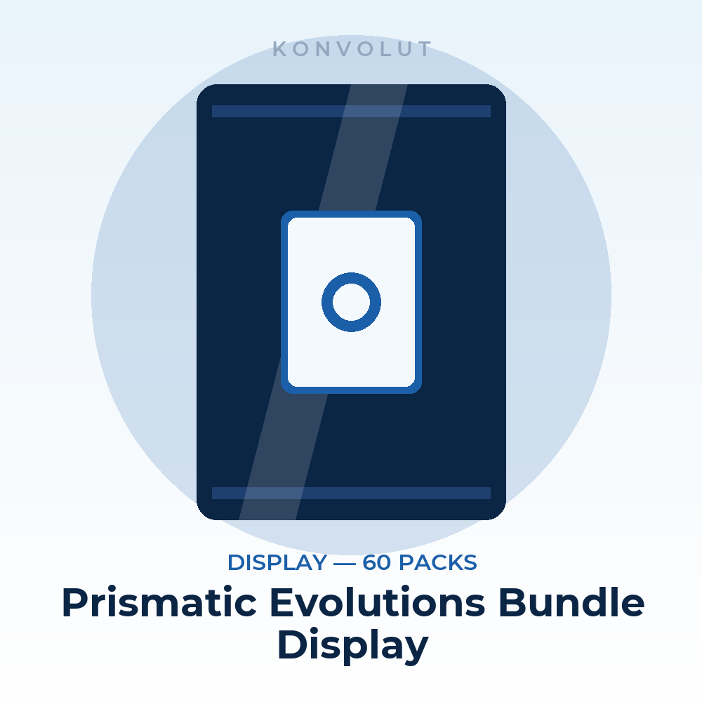 Prismatic Evolutions Booster Bundle Display