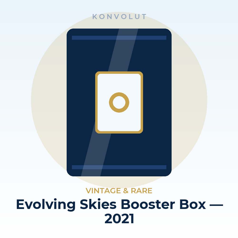 Evolving Skies Booster Box (2021, Sealed)