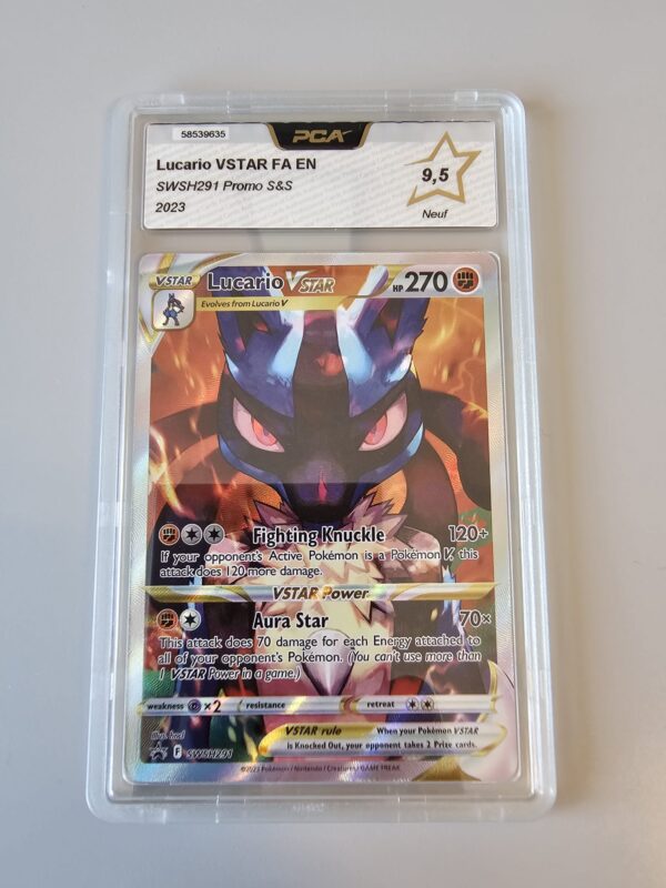 Lucario VSTAR Full Art · Promo SWSH291 2023 (EN) — PCA 9.5