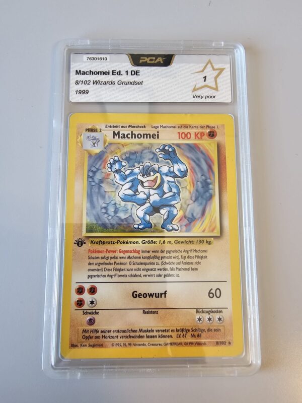 Machomei (Machamp) 1st Edition · Base Set 1999 (DE) — PCA 1