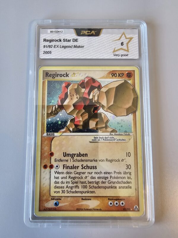 Regirock Gold Star · EX Legend Maker 2005 (DE) — PCA 6